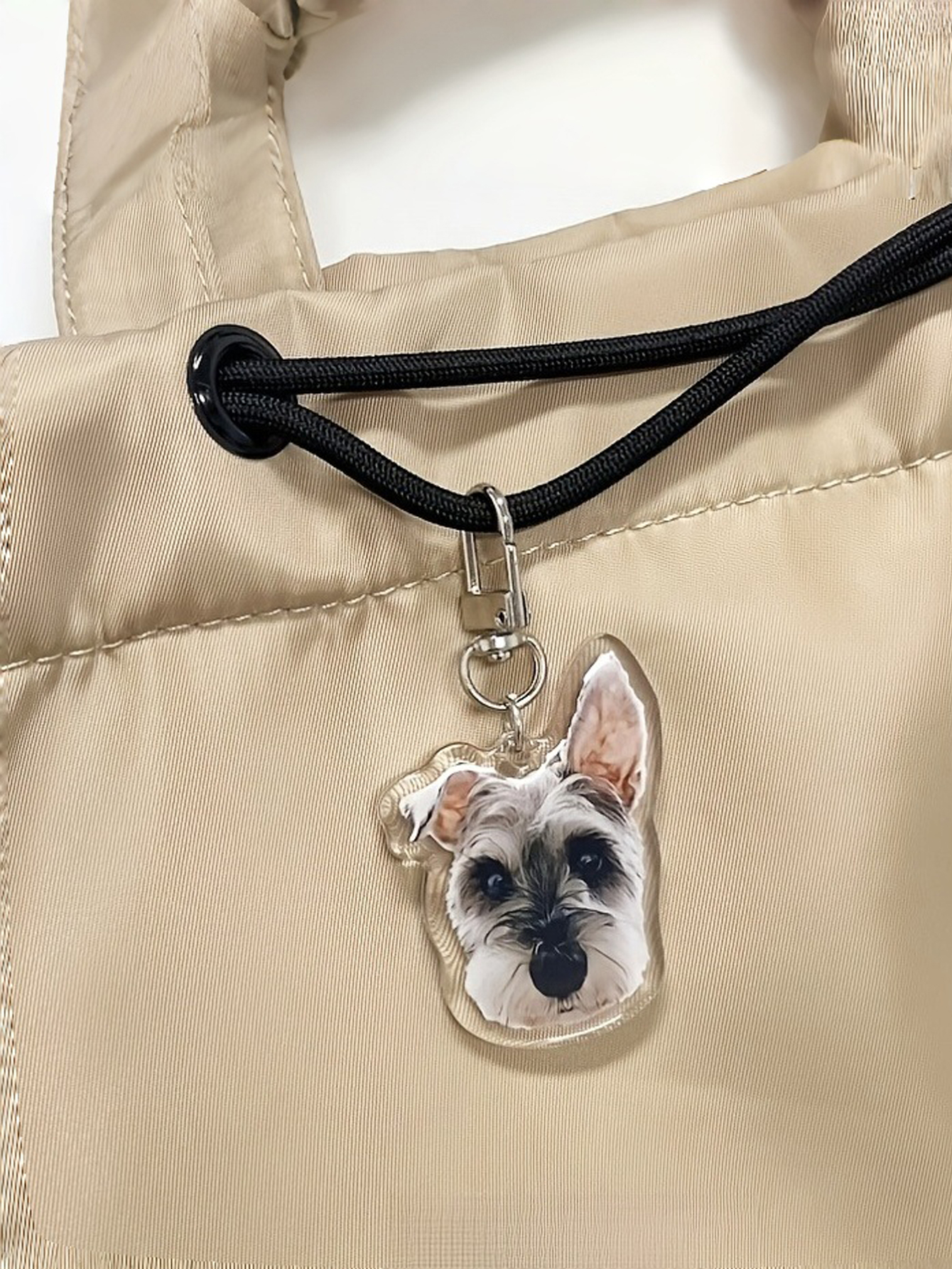 Custom Photo Keychain - Personalized Acrylic Keychain with Double-Sided Pet Portrait